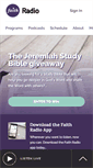 Mobile Screenshot of myfaithradio.com